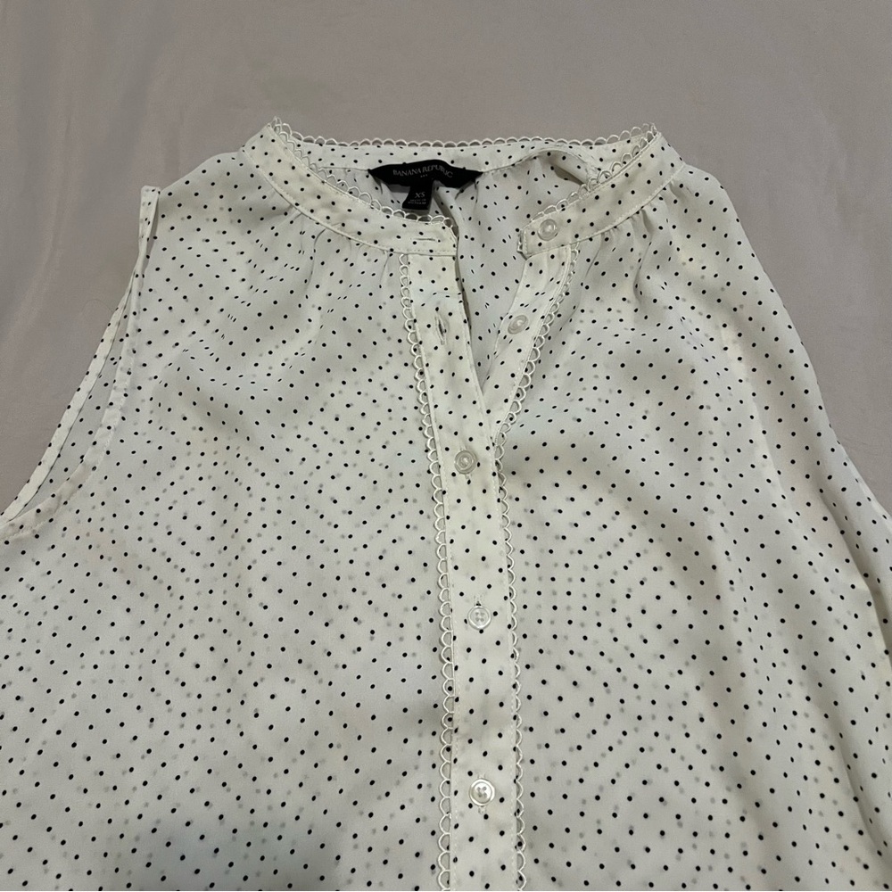 Polka dot blouse